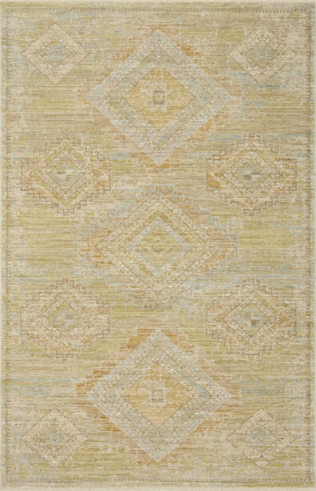 Loloi Elora ELR-09 Traditional Power Loomed Pistachio, Clay Rug