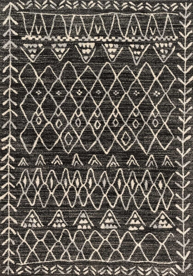 Loloi Emory Eb - 09 Black / Ivory Rugs - Loloi - emoreb - 09bliv3a57