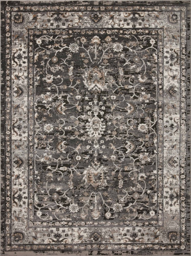 Loloi Estelle Est-02 Charcoal/Grey Rugs.