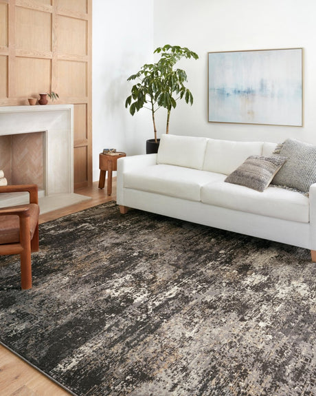 Loloi Estelle Est-03 Charcoal/Granite Rugs.