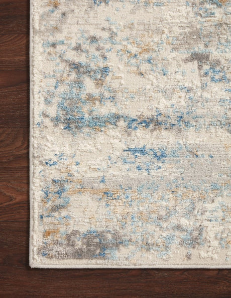 Loloi Estelle Est-03 Ivory/Ocean Rugs.