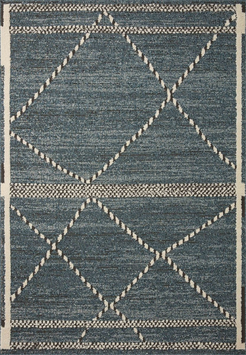 Loloi Fabian Fab-01 Denim/Charcoal Rug.