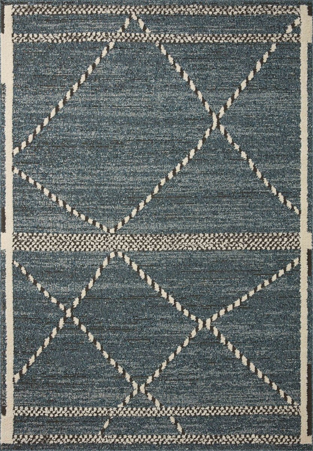 Loloi Fabian Fab-01 Denim/Charcoal Rug.