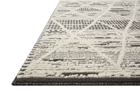 Loloi Fabian Fab-03 Charcoal/Ivory Rug.