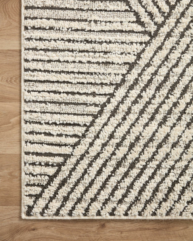 Loloi Fabian Fab - 06 Charcoal/Ivory Rug - Loloi - fabifab - 06cciv2740