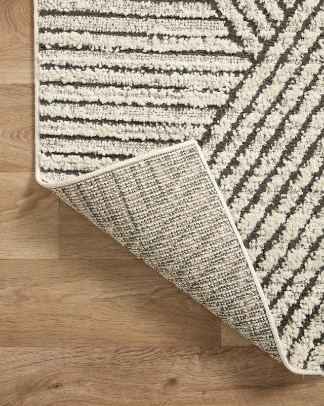 Loloi Fabian Fab - 06 Charcoal/Ivory Rug - Loloi - fabifab - 06cciv2740