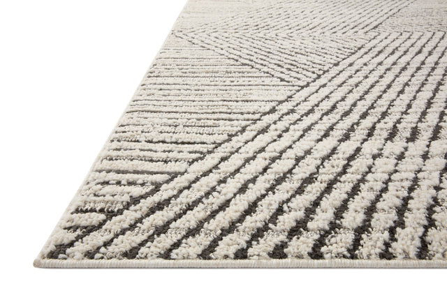 Loloi Fabian Fab - 06 Charcoal/Ivory Rug - Loloi - fabifab - 06cciv2740