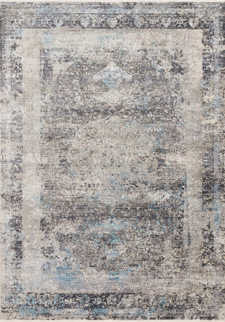 Loloi Franca Frn-03 Charcoal/Sky Rugs.