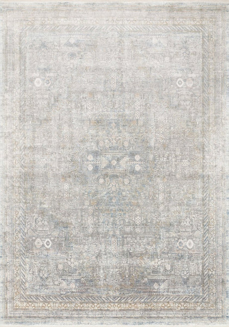 Loloi Gemma Gem-01 Silver/Multi Rugs.