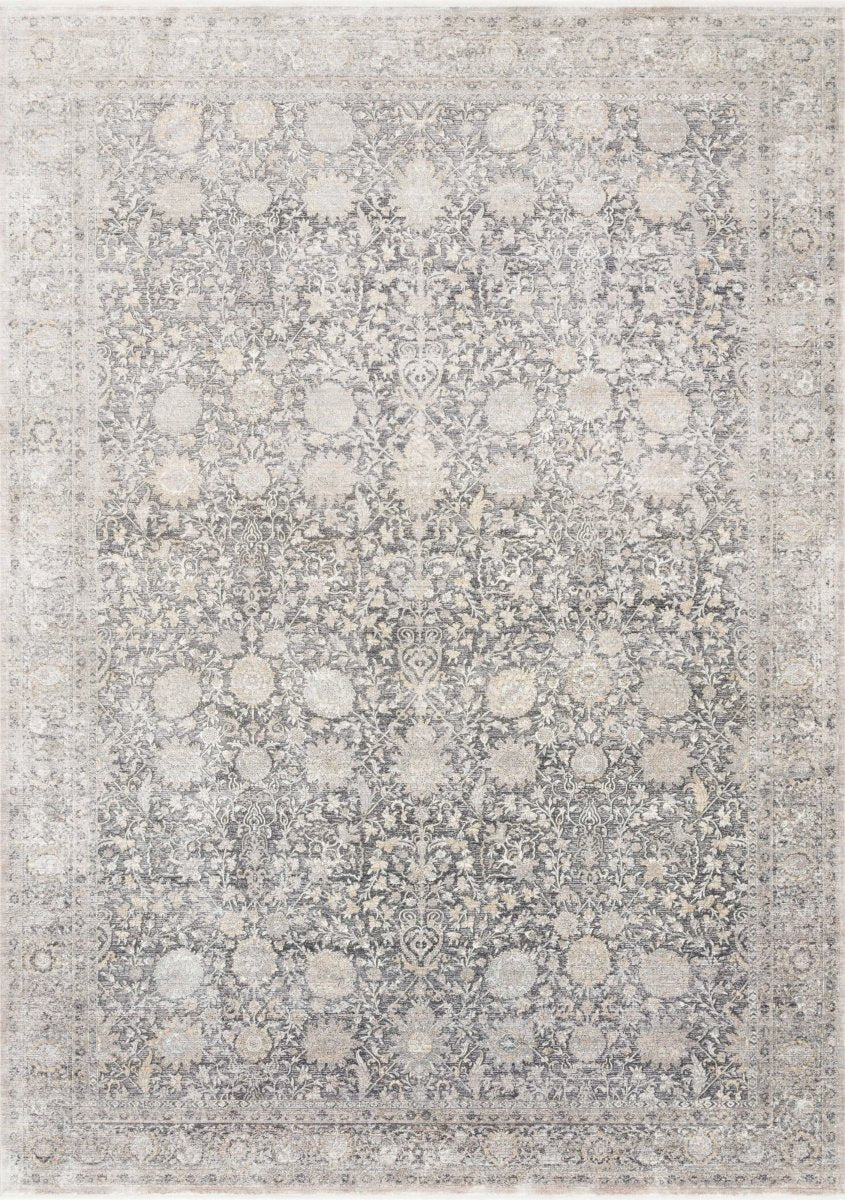 Loloi Gemma Gem-02 Charcoal/Sand Rugs.