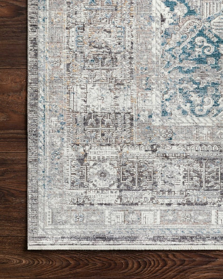 Loloi Gemma Gem-05 Silver/Blue Rugs.