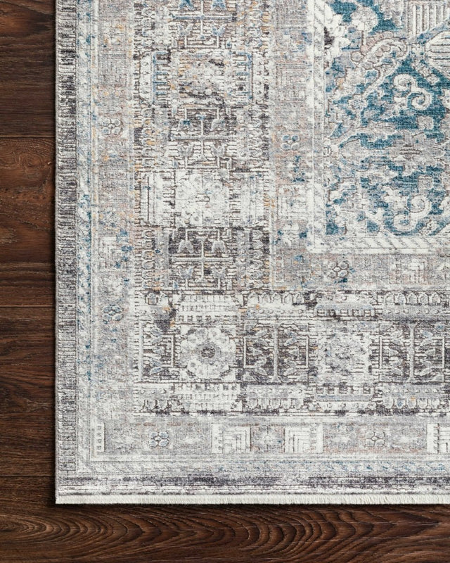 Loloi Gemma Gem - 05 Silver/Blue Rugs - Loloi - gemagem - 05sibb3750