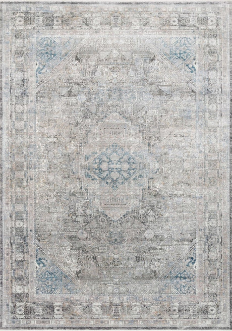 Loloi Gemma Gem-05 Silver/Blue Rugs.