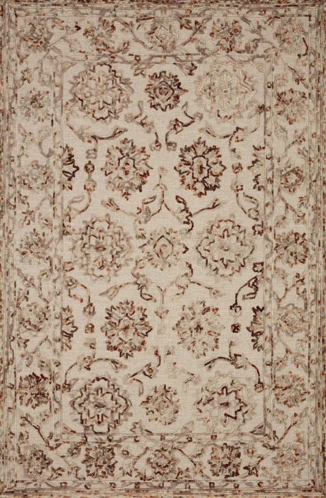 Loloi Halle Hae-03 Taupe/Rust Rugs.