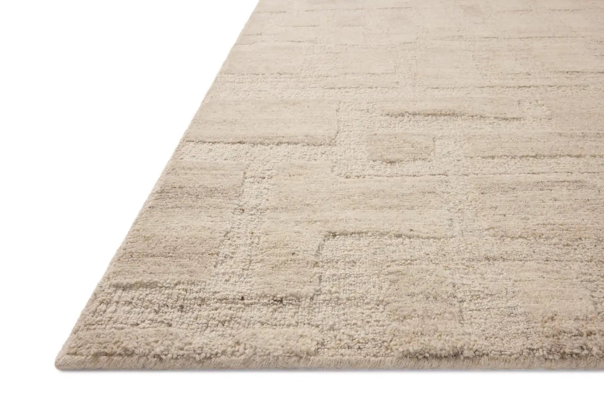 Loloi Hartley HRT-01 Ivory / Natural Rug - rug corner