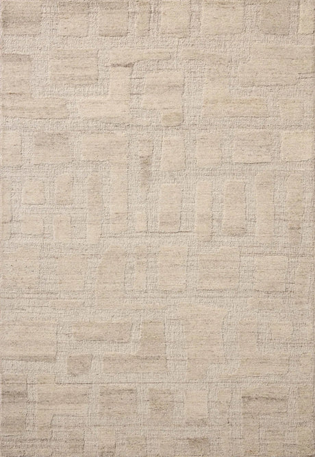 Loloi Hartley HRT-01 Ivory / Natural Rug - main flat