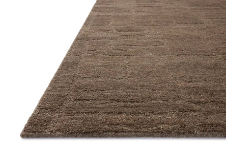 Loloi Hartley HRT-04 Brown / Mocha Rug - rug corner
