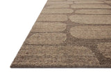 Loloi Hartley HRT-05 Brown / Taupe Rug - rug corner