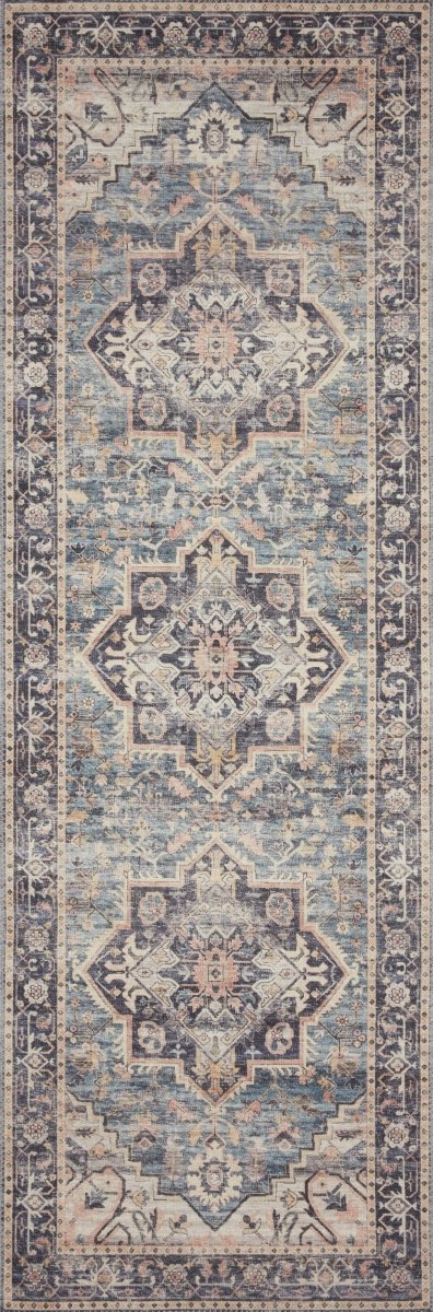 Loloi Hathaway Hth - 01 Navy/Multi Rugs - Loloi - hathhth - 01nvml2050