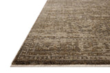 Loloi Haywood HYD-01 Granite / Natural Rug - rug corner