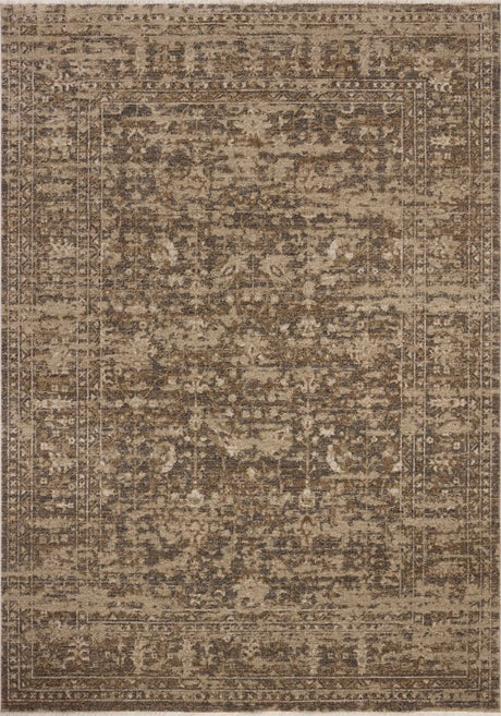 Loloi Haywood HYD-01 Granite / Natural Rug - main flat