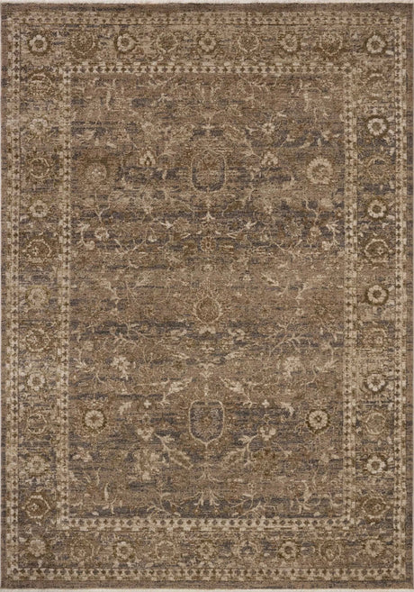 Loloi Haywood HYD-02 Pebble / Charcoal Rug - main flat