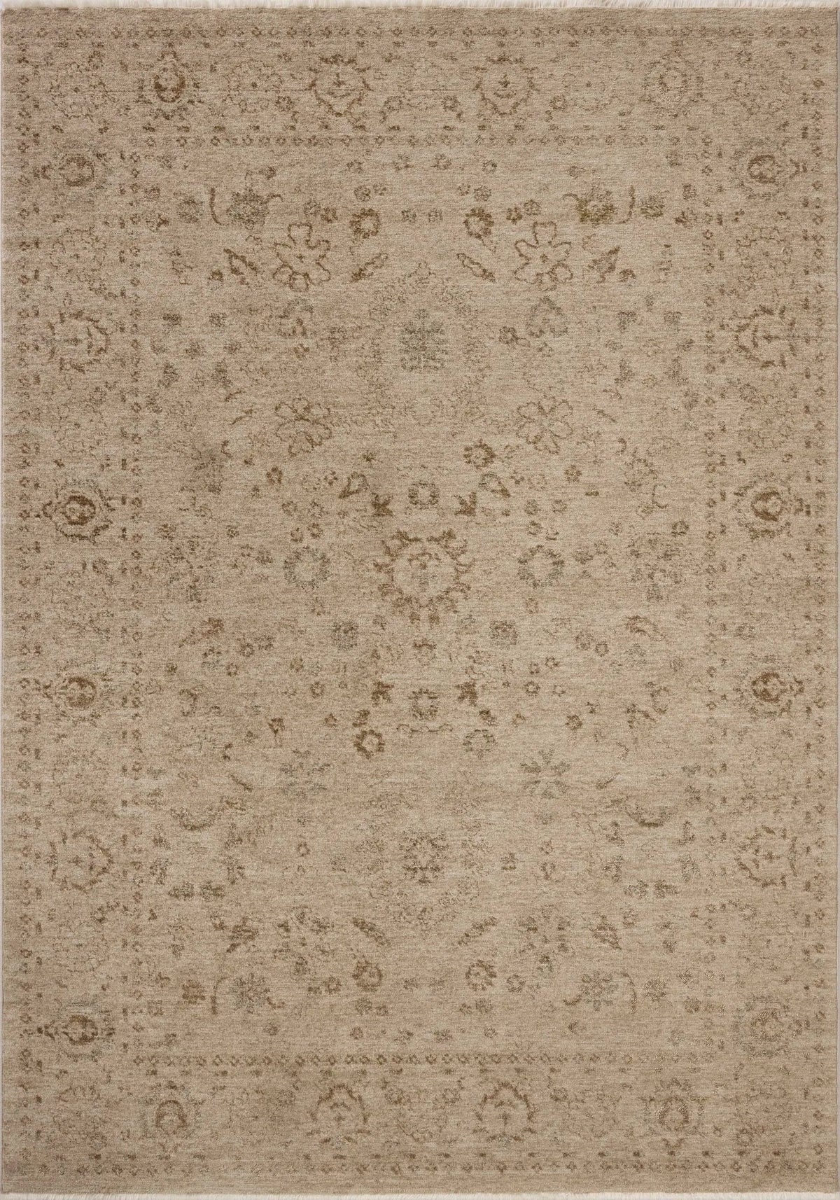 Loloi Haywood HYD-02 Sand / Natural Rug - main flat