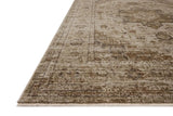 Loloi Haywood HYD-03 Natural / Bark Rug - rug corner