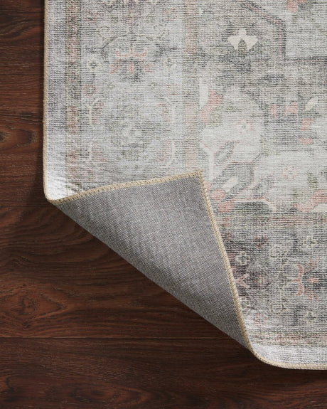 Loloi Heidi Hei-02 Dove/Blush Rugs.