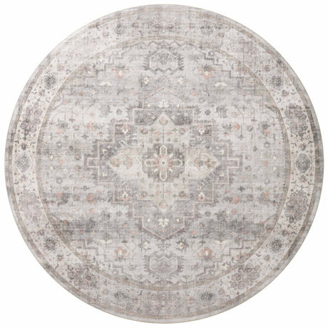 Loloi Heidi Hei-02 Dove/Blush Rugs.