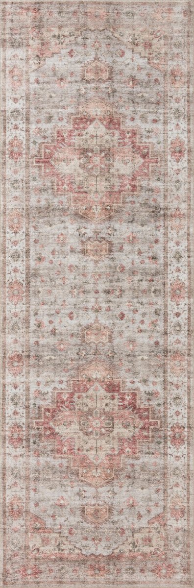 Loloi Heidi Hei-02 Dove/Spice Rugs.