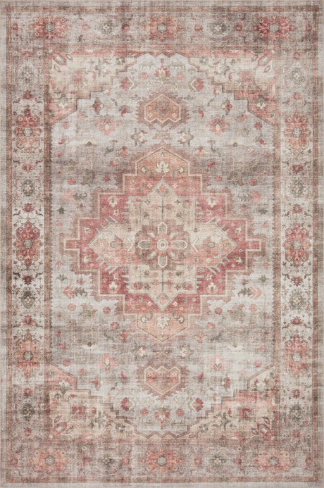 Loloi Heidi Hei-02 Dove/Spice Rugs.