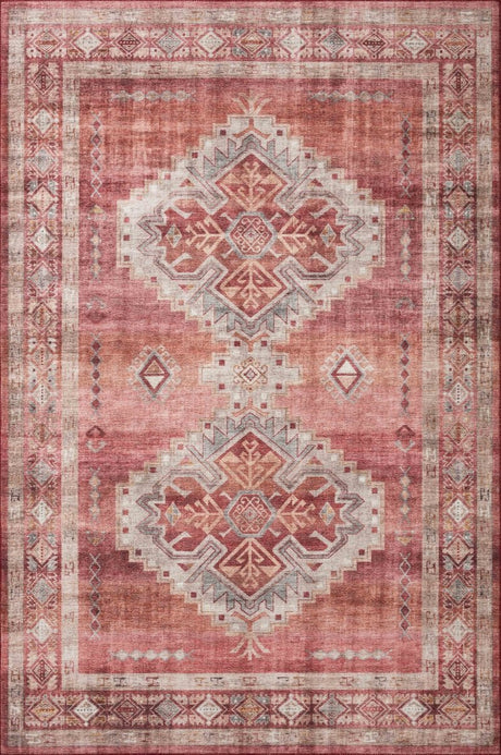 Loloi Heidi Hei-03 Sunset/Natural Rugs.