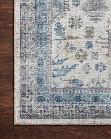 Loloi Heidi Hei-04 Ivory/Ocean Rugs.