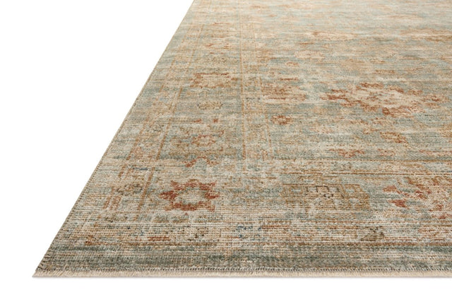 Loloi Heritage Her-06 Aqua/Terracotta Rug.