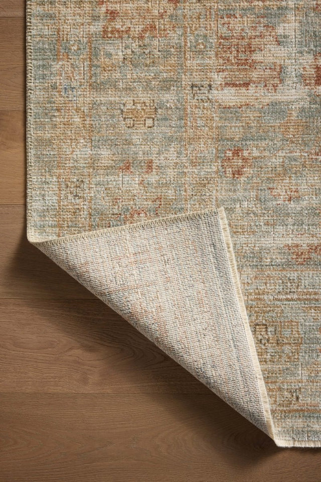 Loloi Heritage Her-06 Aqua/Terracotta Rug.