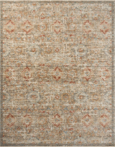 Loloi Heritage Her-10 Grey/Sunset Rug.