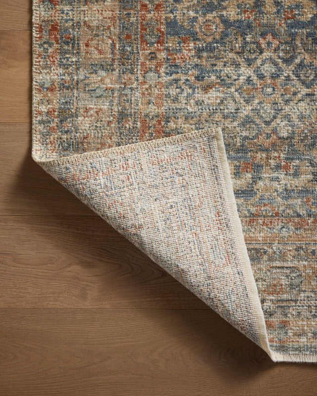 Loloi Heritage Her-12 Blue/Rust Rug.