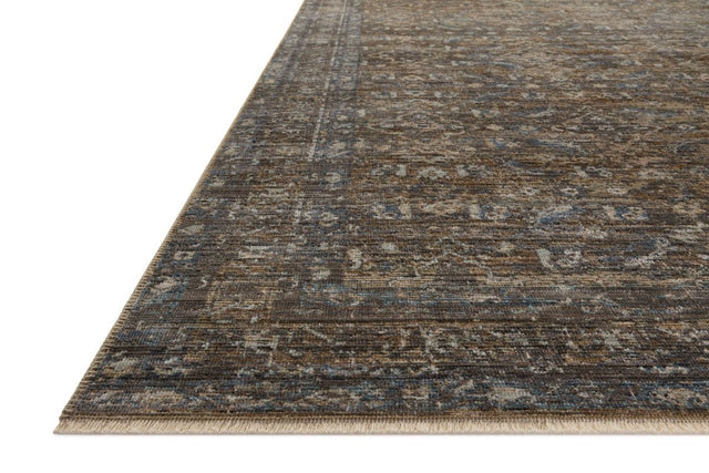 Loloi Heritage Her-14 Lagoon/Tobacco Rug.