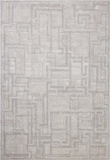 Loloi Hollis HOL-01 Grey / Ivory Rug - main flat