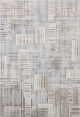 Loloi Hollis HOL-02 Pebble / Ivory Rug - main flat