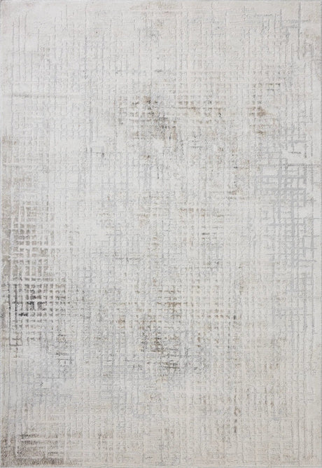 Loloi Hollis HOL-03 Ivory / Stone Rug - main flat