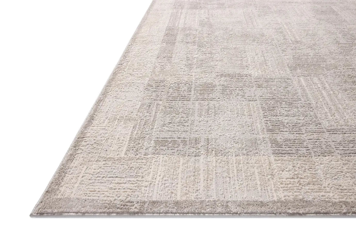 Loloi Hollis HOL-04 Smoke / Mist Rug - rug corner