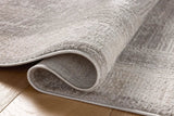 Loloi Hollis HOL-04 Smoke / Mist Rug - pile height