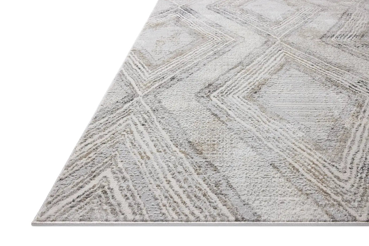 Loloi Hollis HOL-05 Mist / Natural Rug - rug corner