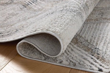 Loloi Hollis HOL-05 Mist / Natural Rug - pile height
