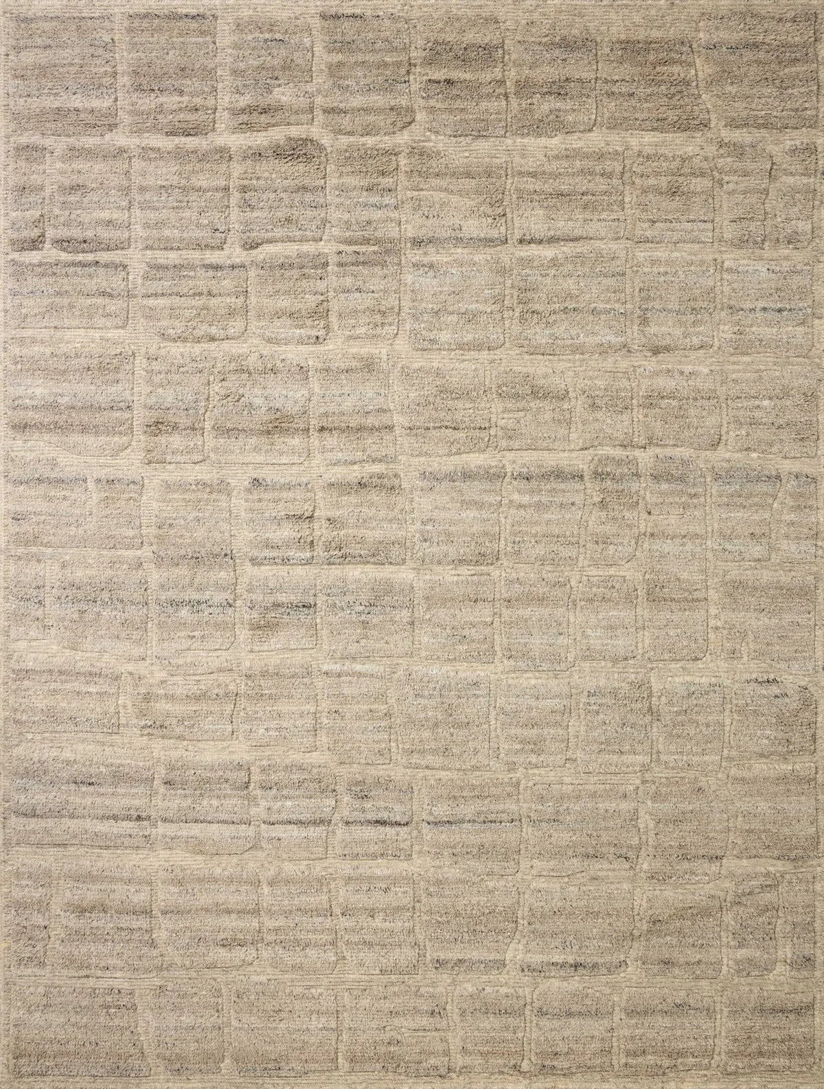 Loloi Hughes HUS-01 Dove Rug - main flat