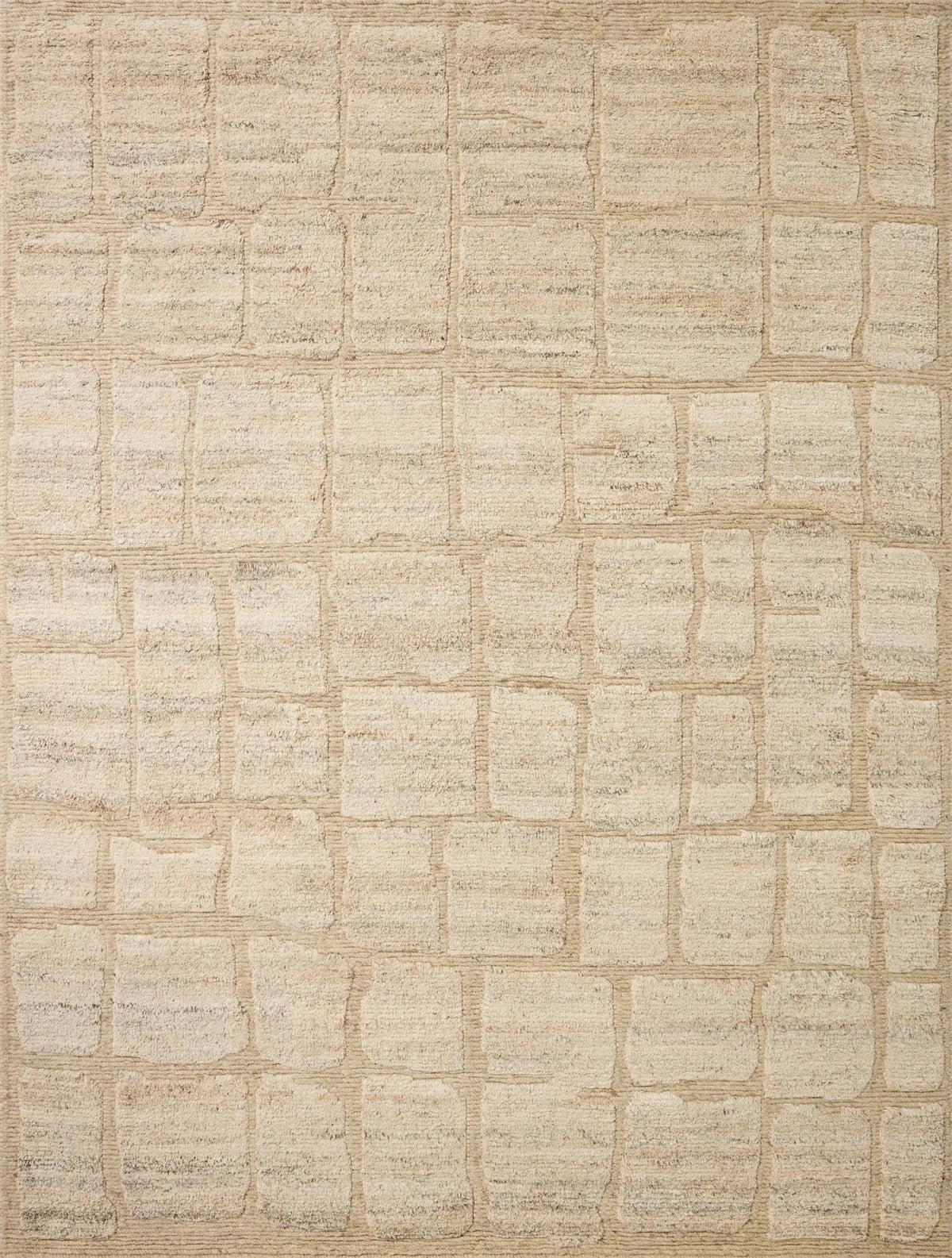 Loloi Hughes HUS-01 Natural Rug - main flat