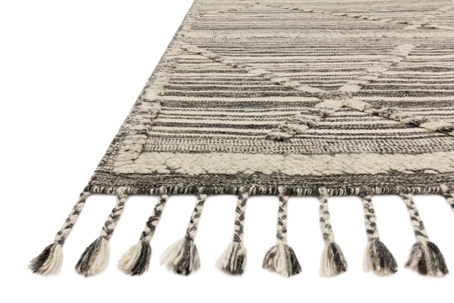 Loloi Iman Ima-01 Ivory/Charcoal Rugs.