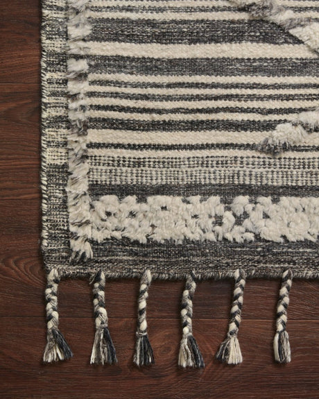 Loloi Iman Ima-01 Ivory/Charcoal Rugs.